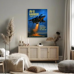 AV-8 Harrier Jump Jet Poster