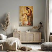 Serene Divine Blessing Religious Art Classical Poster