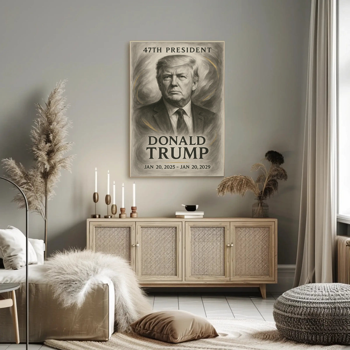 Donald Trump 47th President Poster