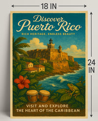 Discover Puerto Rico Wall Art Print PosterGoat
