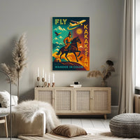 Wander In Color Explore Kazakhstan Poster