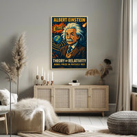 Albert Einstein Theory Of Relativity Poster