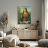 Saint Margaret Of Antioch Poster