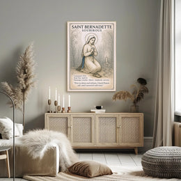 Saint Bernadette Soubirous Poster PosterGoat
