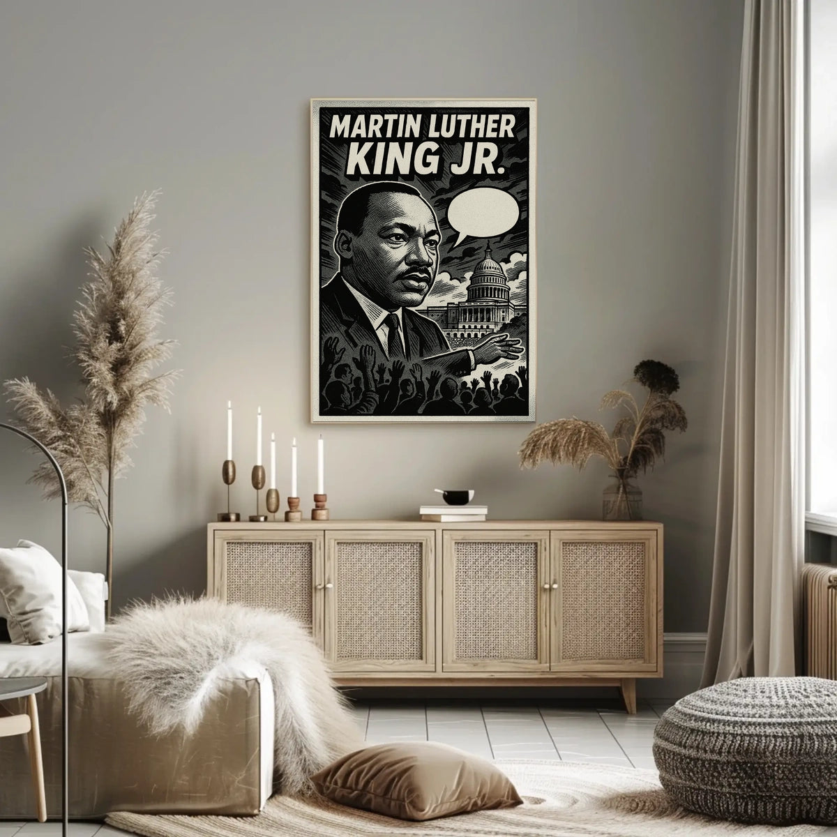 Martin Luther King Jr. Icon Of Civil Poster