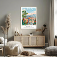 Medellin Cityscape Poster PosterGoat