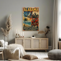 Alabama A Tapestry of Heritage and Progress Poster
