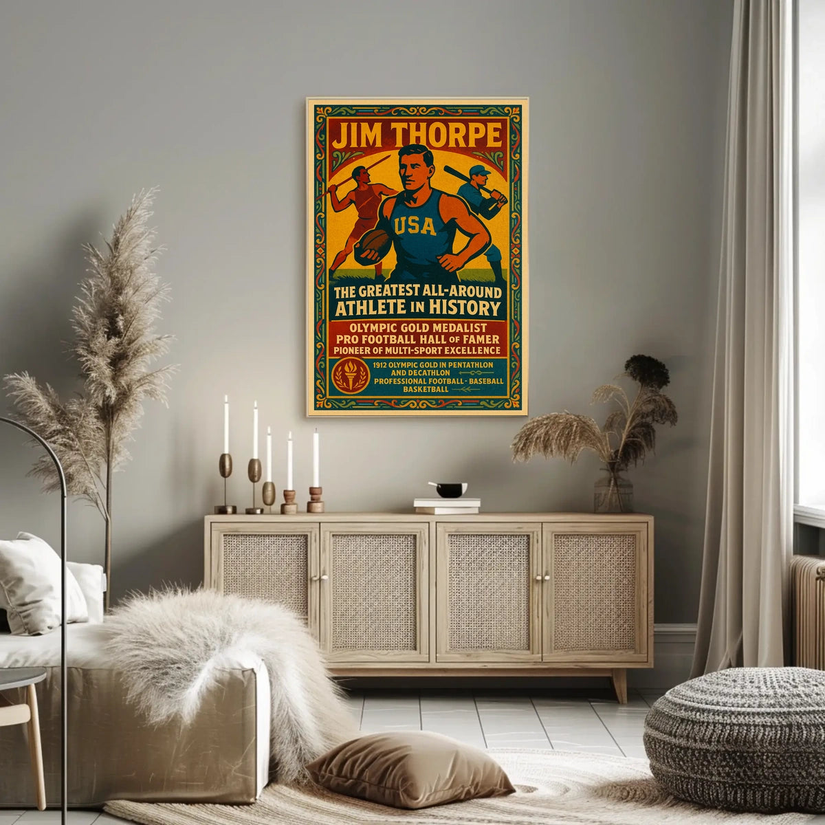 Celebrating a Legendary Athlete Poster