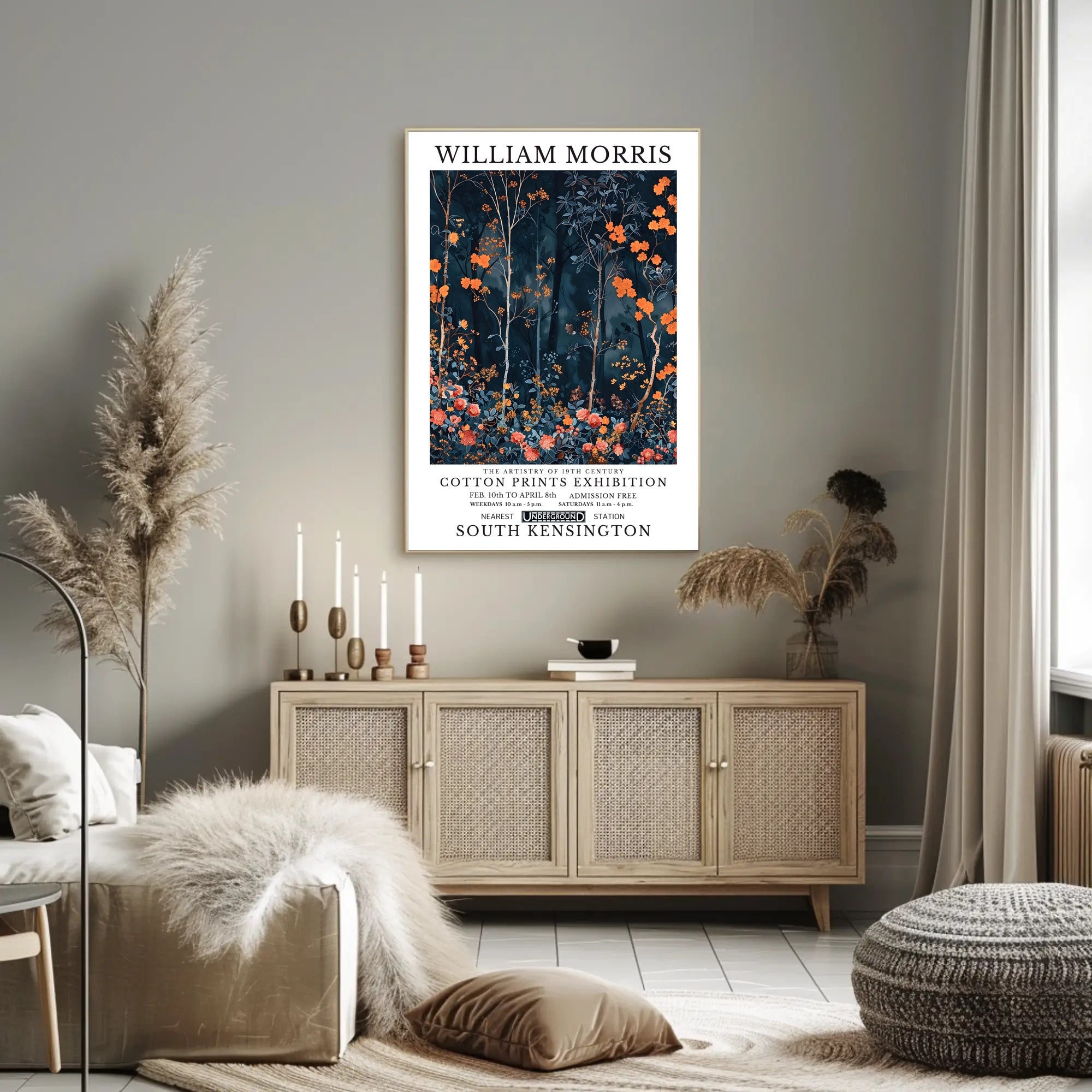 19th Century Cotton Prints Wall Art Poster