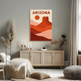 Arizona Desert Landscape Poster