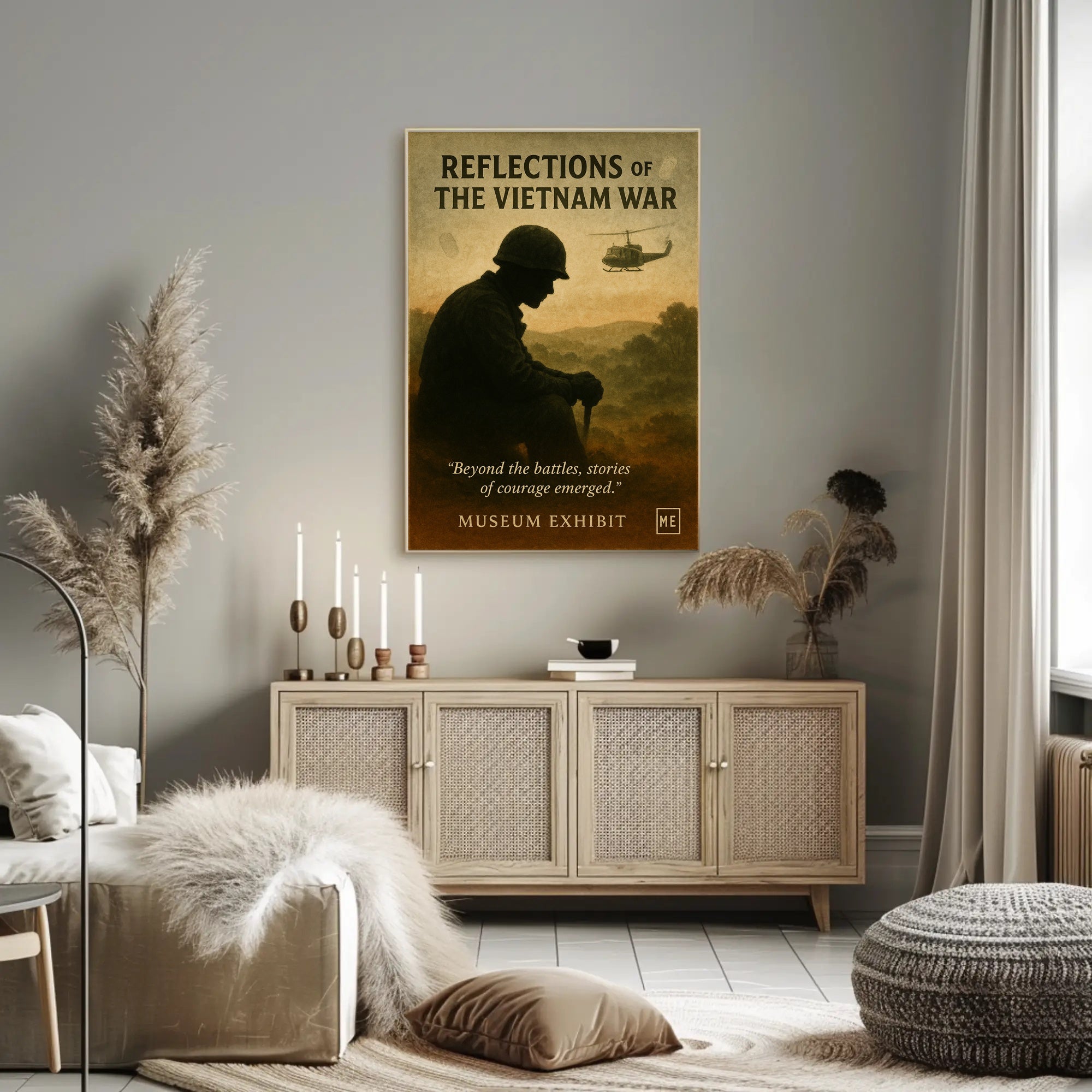 Reflections of the Vietnam War Poster Art Print
