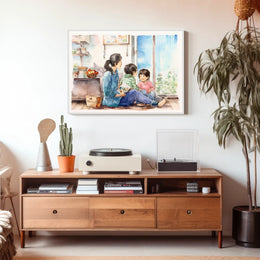 A Cozy Afternoon at Home Poster