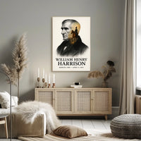 William Henry Harrison 9th President of the United States Reflections Poster