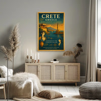 Crete, Greece Heart of History and Beauty Poster