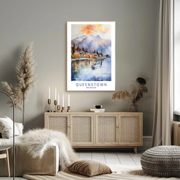 Queenstown Tranquility Poster PosterGoat