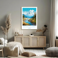 Serene Mountain Wilderness Travel Poster