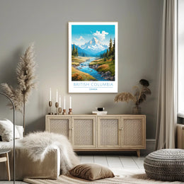Serene Mountain Wilderness Travel Poster
