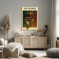Jim Thorpe Icon of Athletic Excellence Poster
