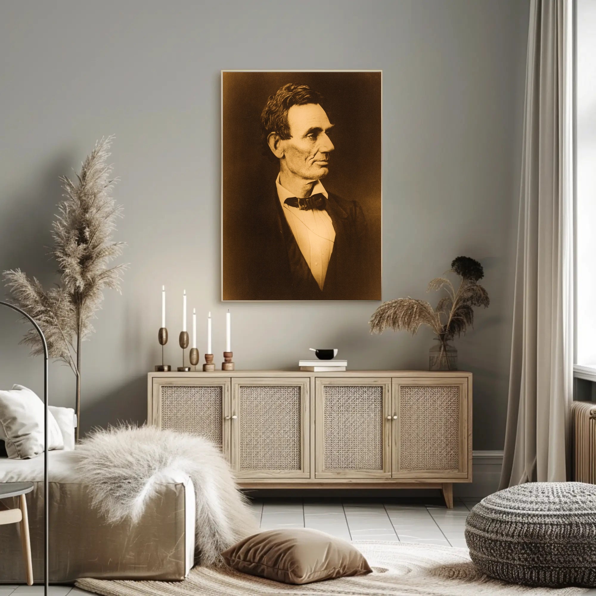 Abraham Lincoln Crossed Arms Poster Wall Art Decor PosterGoat