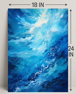 Oceanic Whirl Poster