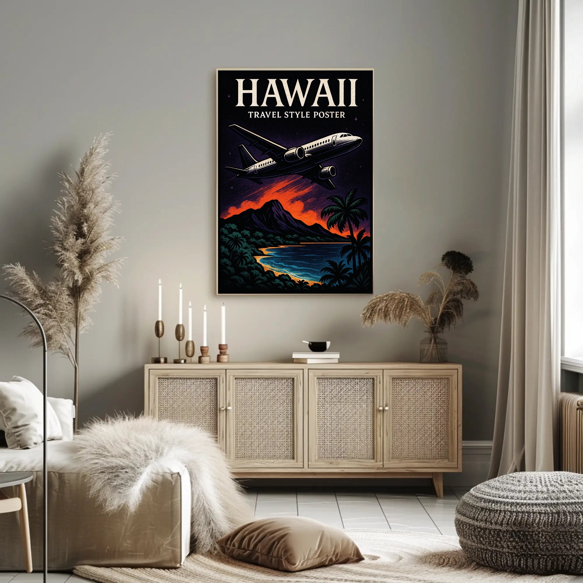 Hawaii Travel Style Poster PosterGoat