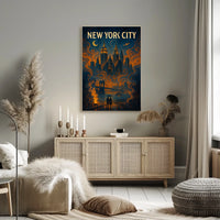 New York City Skyline Poster