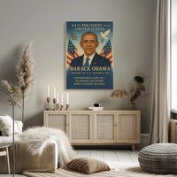 Obama Presidency Commemorative Art Historical or Presidential Poster