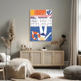 Summer Poolside Fun Poster