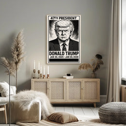 Donald Trump 47th President Poster