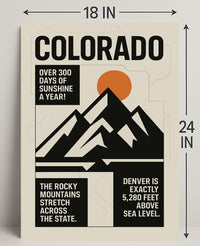 Discover Colorado Wall Art Print Decor PosterGoat
