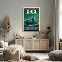 Guardians of the Depths: Ohio Nuclear Submarine Poster PosterGoat