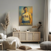 Jim Thorpe American Athlete Poster