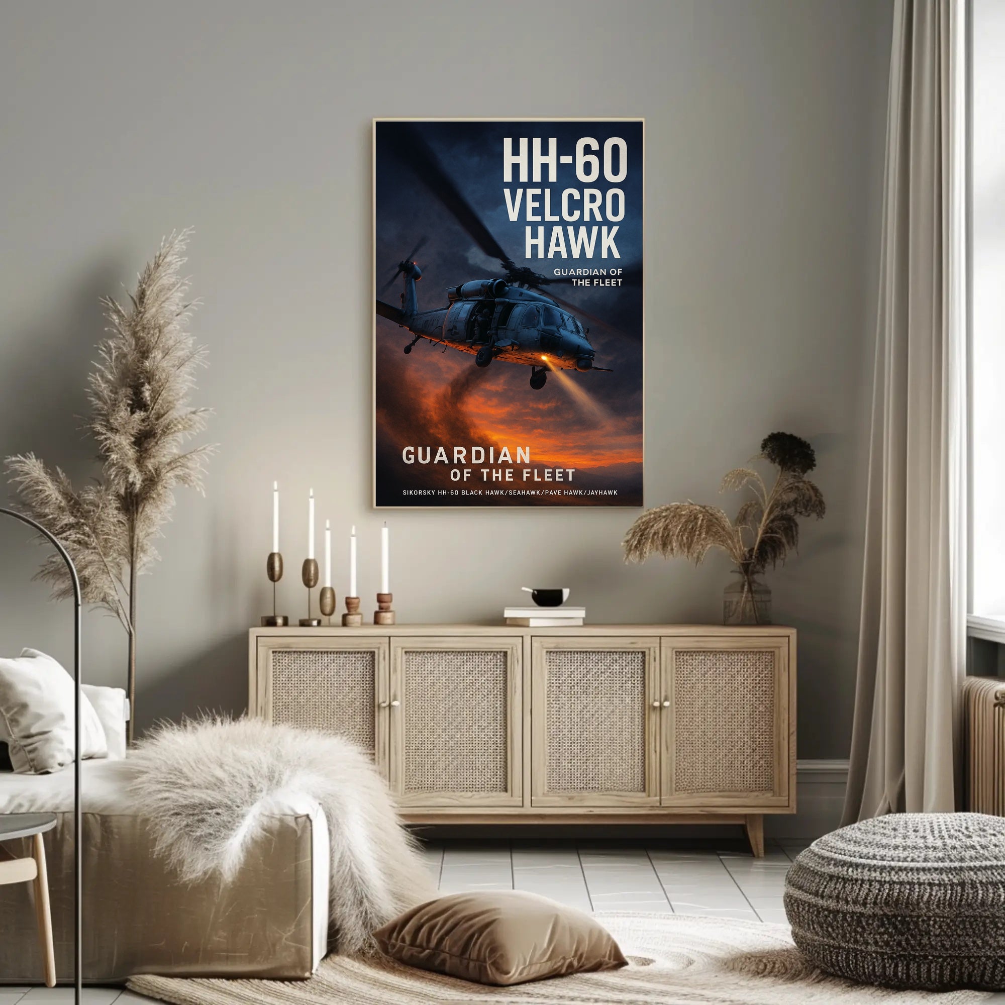 HH-60 Velcro Hawk Poster PosterGoat