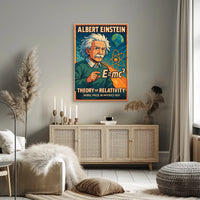 Albert Einstein Theory Of Relativity Poster
