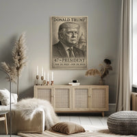 Donald Trump Reflective Leader at the Capitol Poster