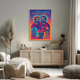 Sts. Cosmas Damian Patron Saints Of Poster