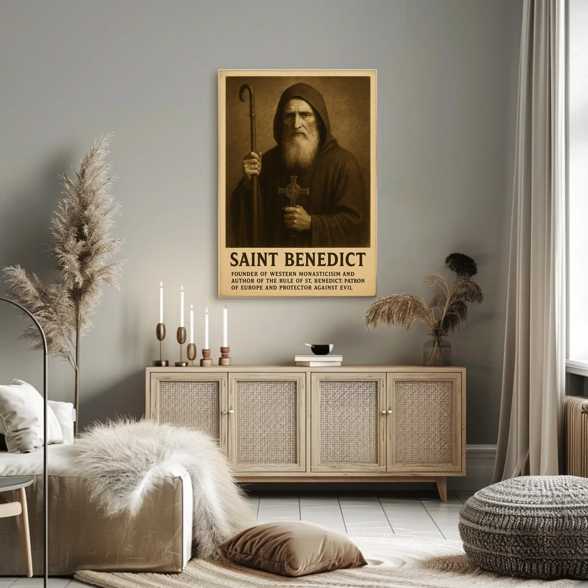 Saint Benedict Poster