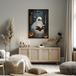 Ghostly Tales in the Pumpkin Patch Poster