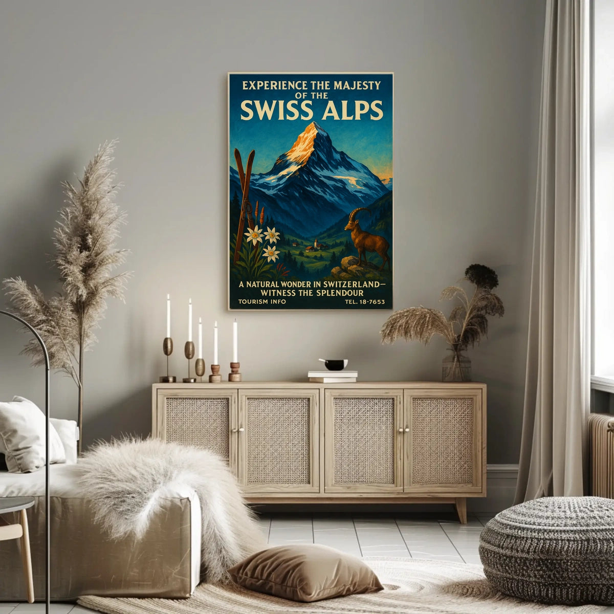 Experience the Majesty of the Swiss Alps Poster