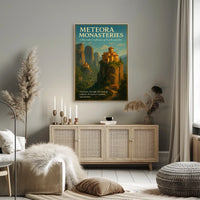 Meteora Monasteries Poster