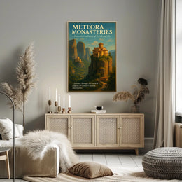 Meteora Monasteries Poster