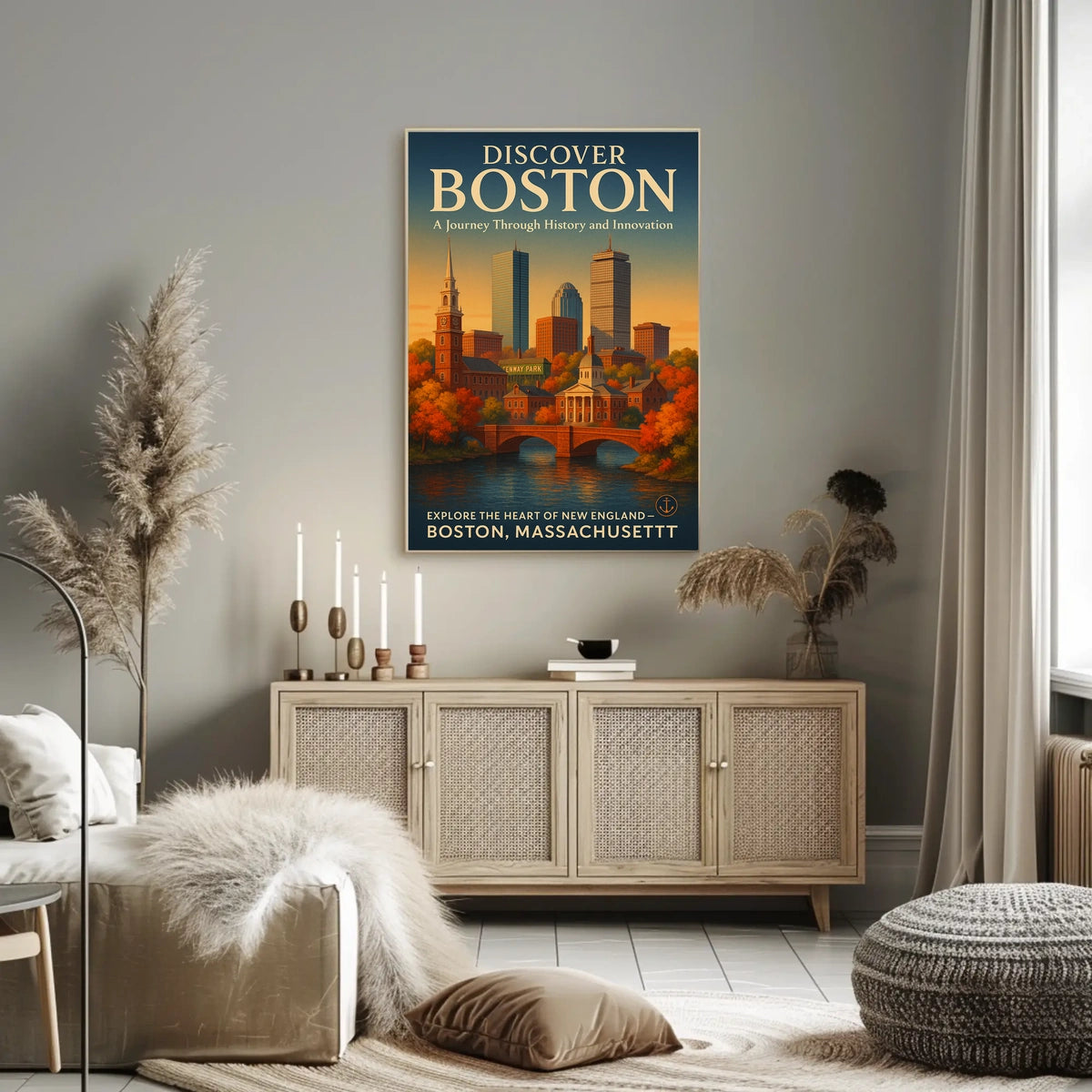 Discover Boston Poster
