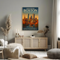 Discover Boston Poster