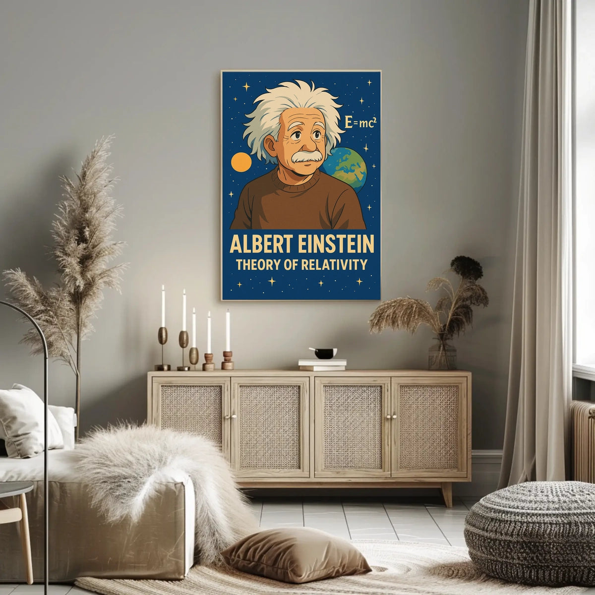 Albert Einstein Theory Of Relativity Poster