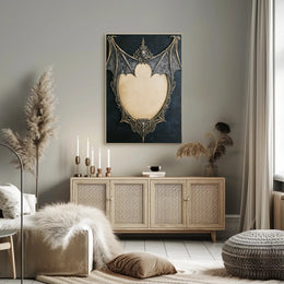 Gothic Bat Frame Poster