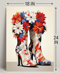Floral Fashion Statement Poster