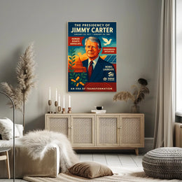 Jimmy Carter Era of Transformation Poster Wall Art PosterGoat