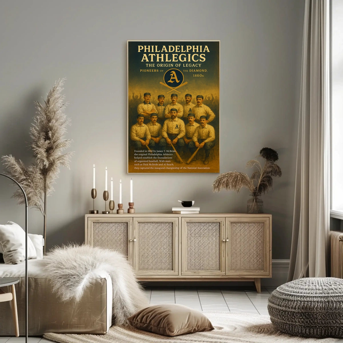 Philadelphia Athletics The Origin Of Poster