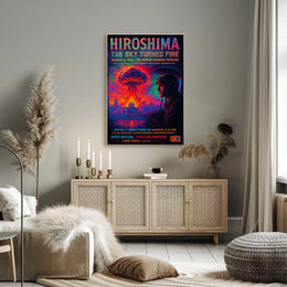 Hiroshima The Sky Turned Fire Poster