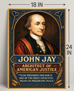 John Jay Architect of American Justice Poster PosterGoat